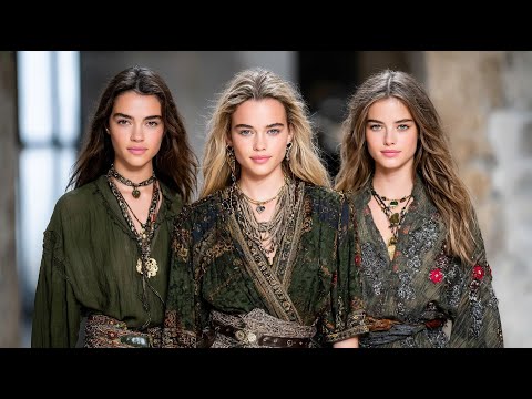 Isabel Marant Spring/Summer  2026 | Sage Green & Sand – Modern Boho Style