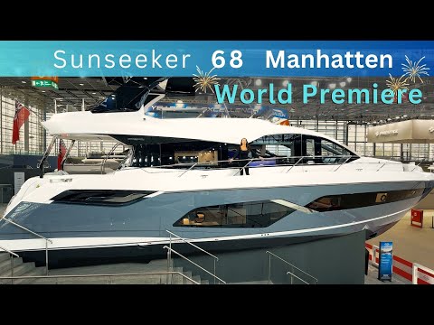 Sunseeker 68 Manhattan World Premiere! Full Tour & Review | Boot Düsseldorf 2025