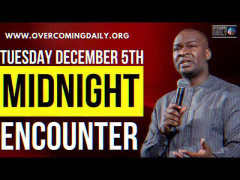 [TUESDAY, DEC 5TH] MIDNIGHT SUPERNATURAL ENCOUNTER WITH THE WORD OF GOD | APOSTLE JOSHUA SELMAN