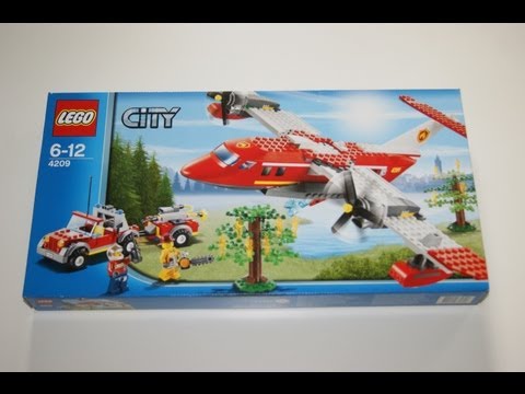 Vidéo LEGO City 4209 : L'avion des pompiers