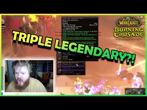 Laty COMPLETES the TRIPLE LEGENDARY SET?! | TBC Phase 5 | Daily Classic WoW Highlights #373 |