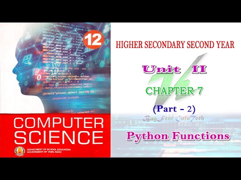 12th Computerscience Chapter 7 Python Functionspart 2