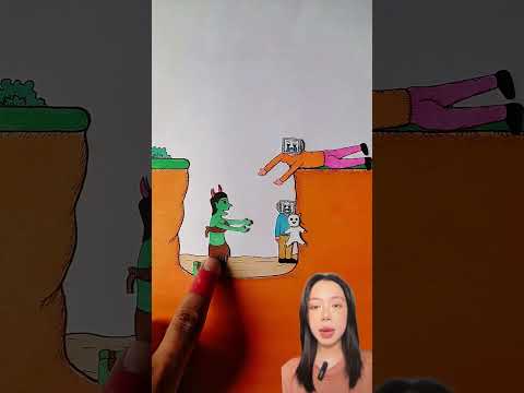 Kisah tentang figur kertas dan bayi.