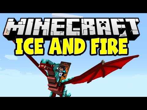 I GRANDI DRAGHI  DI MINECRAFT !!! - MOD: (ICE AND FIRE) !!!