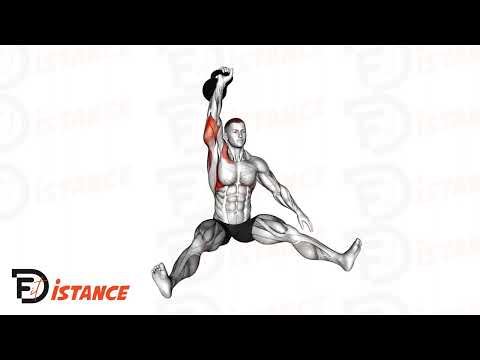 Développé épaules unilatéral assis avec kettlebell - Exercice Développé épaules unilatéral assis avec kettlebell en vidéo
