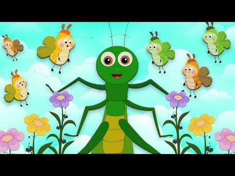 В траве сидел кузнечик | V trave sidel kuznechik | A grasshopper sat on the grass | Kids Tv Russia