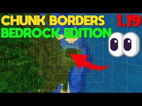 Chazyyyboi - How to get chunk borders in Minecraft Bedrock 1.20 (Updated)