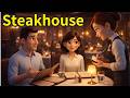 Ordering Steak at an American Steakhouse: English Conversation Guide