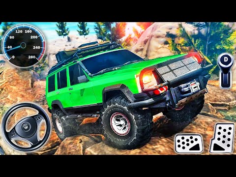 Offroad Jeep Driving Simulator - 4x4 Impossible Tracks Luxury SUV Racing - Android GamePlay