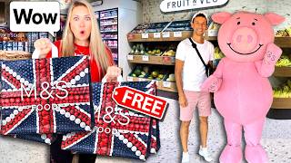 SHOPPING at the WORLD'S BIGGEST M&S food store!! GRAND OPENING!