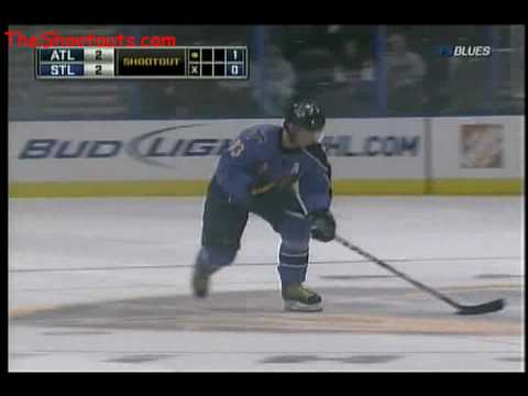 St. Louis Blues (2) @ Atlanta Thrashers (3) Shootout November 8, 2009