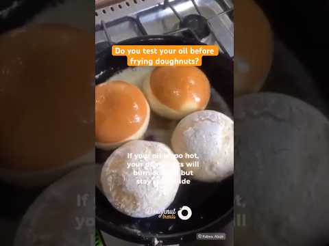 This is why you need to test your oil before frying. #donuts