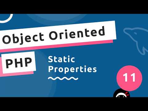 Object Oriented PHP 11 Static Properties