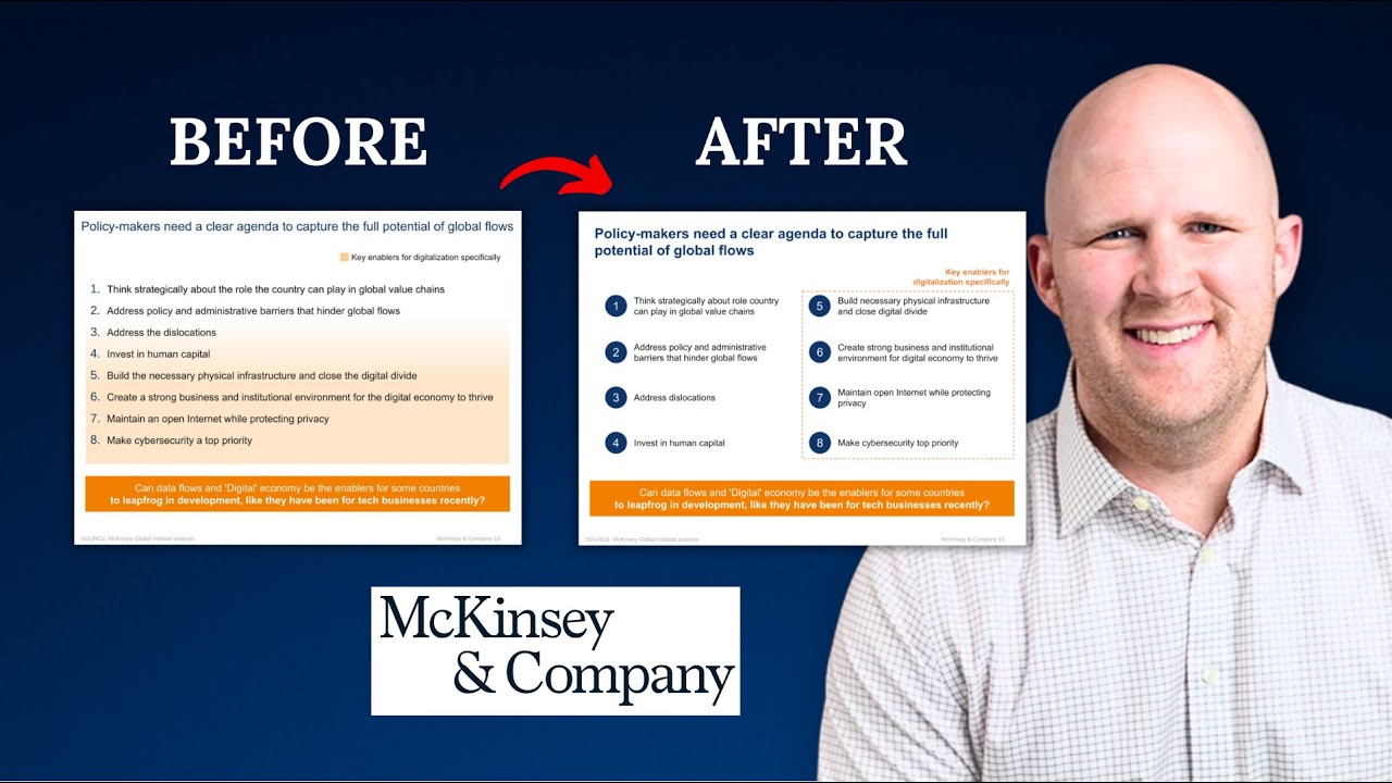 How I redesigned 3 McKinsey slides (and made them better!)