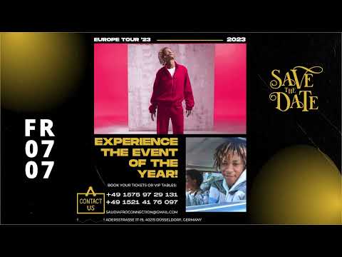 Euorope Tour '23 Baby Boy AV Brings Afro Beats to Düsseldorf, Germany Live - 07.07.2023