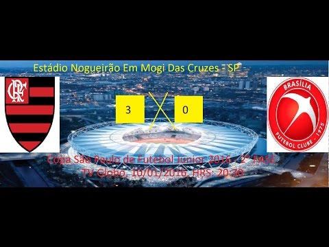 GOLS DO JOGO Flamengo Rj 3 x 0 Brasilia Df