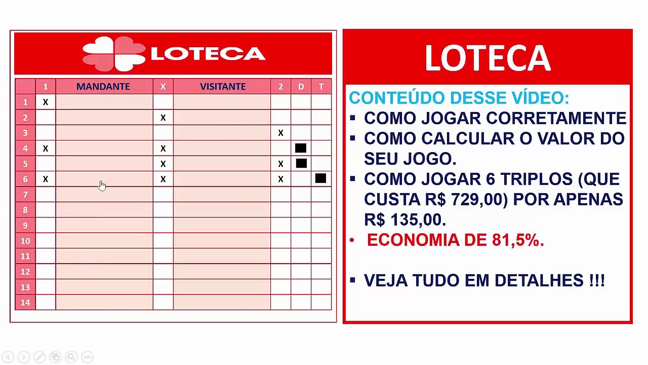 Como Jogar na LOTECA e Quanto Pagar