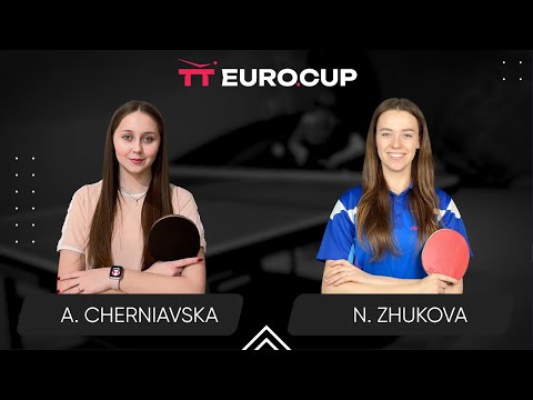 16:45 Alina Cherniavska - Nadiia Zhukova 28.03.2024 TT Euro.Cup Ukraine Star.TABLE 3