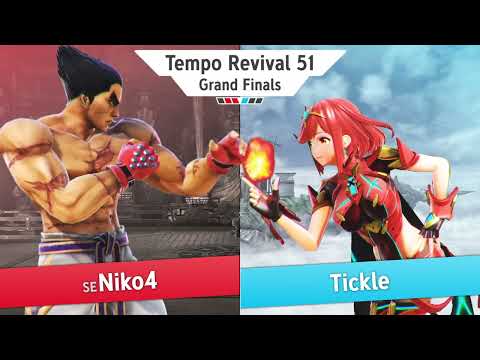 Tempo Revival 51 - Tickle (Pyra Mythra) Vs. SE | Niko4 (Kazuya) - Grand Finals - Smash Ultimate