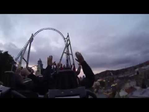 Mack Rides Launch Coaster Helix Liseberg 2016 Onride POV Last Row