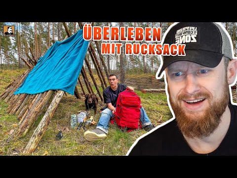 ÜBERLEBEN mit NOTFALL-RUCKSACK - Mattin testet offizielles Notgepäck | Fritz Meinecke reagiert