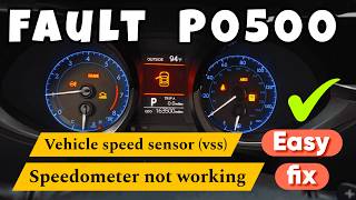P0500 vehicle speed sensor Corolla.