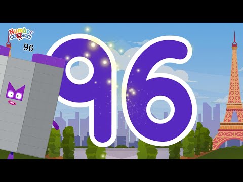 Numberblocks Magic Run 96 - Numberblocks 96 Adventure | Number Explore plus