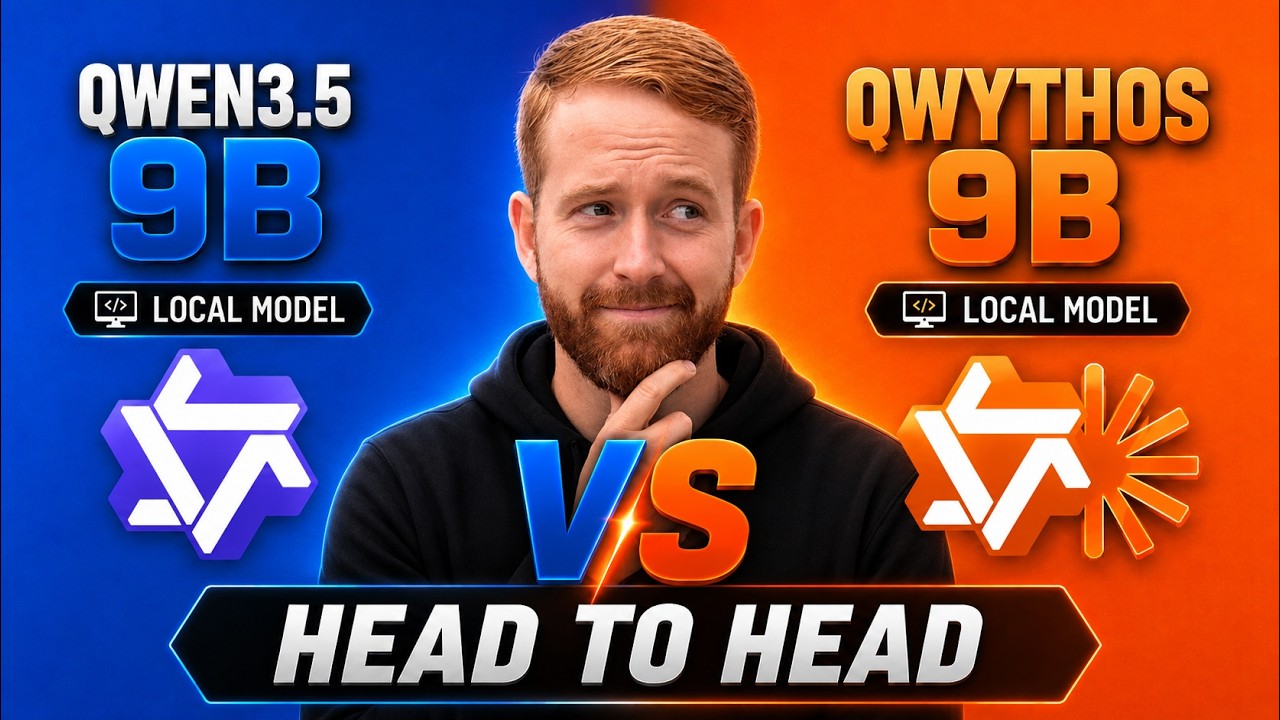 Qwythos 9B vs Qwen3.5 9B | Local Coding Head-to-Head
