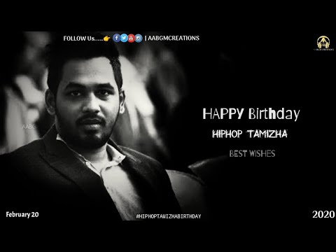 Hip Hop Tamizha Birthday Special Whatsapp Status Hip Hop Tamizha