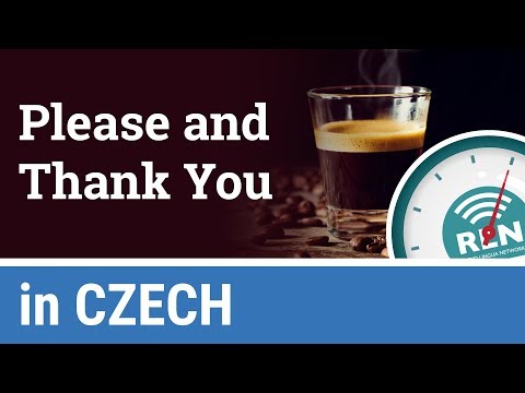 How to say Please and Thank You in Czech - One Minute Czech Lesson 2