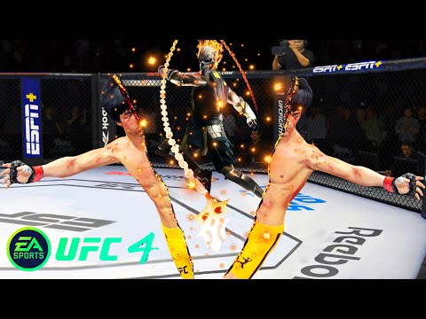 UFC4 Bruce Lee vs Scorpion Mortal Kombat EA Sports UFC 4 PS5