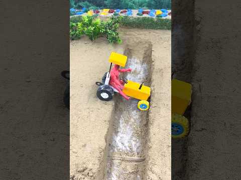 “Mini Tractor से DIY Bridge बनाया! | छोटा ट्रैक्टर, बड़ा काम | Village Bridge Construction Video”