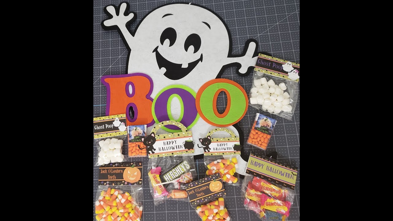 Halloween Bag Toppers (FREE Printable and templates) CRICUT & CAMEO (en español)