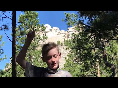 Looking out at Mount Rushmore