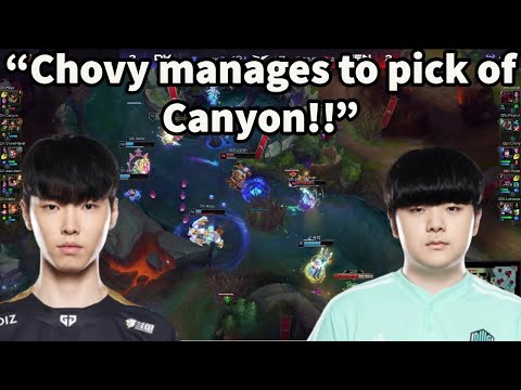 GEN Chovy Carries The Teamfight Against Damwon To Secure The Baron!!!