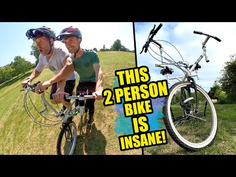 THIS TWO PERSON MTB IS ABSOLUTELY INSANE - WILL WE SURVIVE?