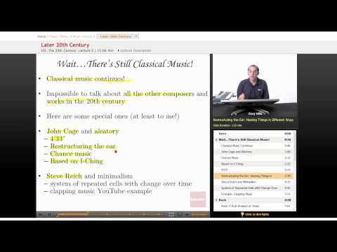 Music History - Later 20th Century