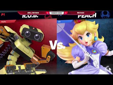 VS Weekly 6/20/19 - Winners Semis - AMG | 8BitMan (ROB) vs MuteAce (Peach) - SSBU