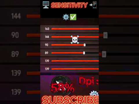 Free Fire Headshot setting 2024🇧🇷 Best Sensitivity Settings ⚙️| Sensitivity + Hud Settings Free Fire