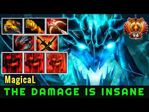 MagicaL [Shadow Fiend] The Damage is Insane Crazy Physical Build WTF Game 7.22 Dota 2