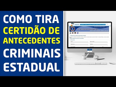 Vídeo: Certidão Antecedentes Criminais Estadual: dúvidas
