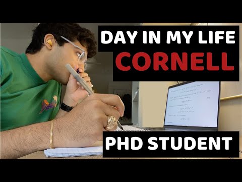 FULL Day in the Life of a Cornell PhD Student