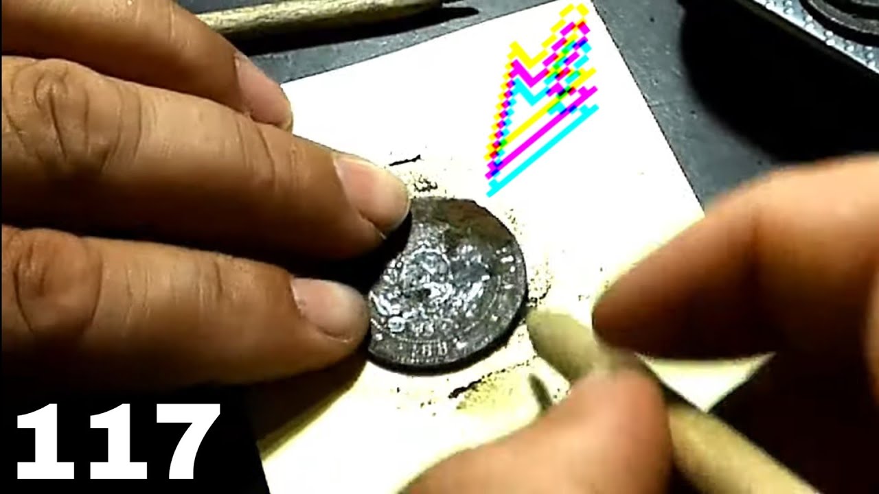 COMO LIMPIAR tu MONEDA de COBRE o BRONCE ℹ MODO PROFESIONAL [ SIN DAÑARLA ]