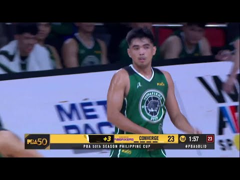 Terrafirma’s JM Bravo FIRES UP EARLY vs. Converge in 1Q | PBA Season 50 Philippine Cup