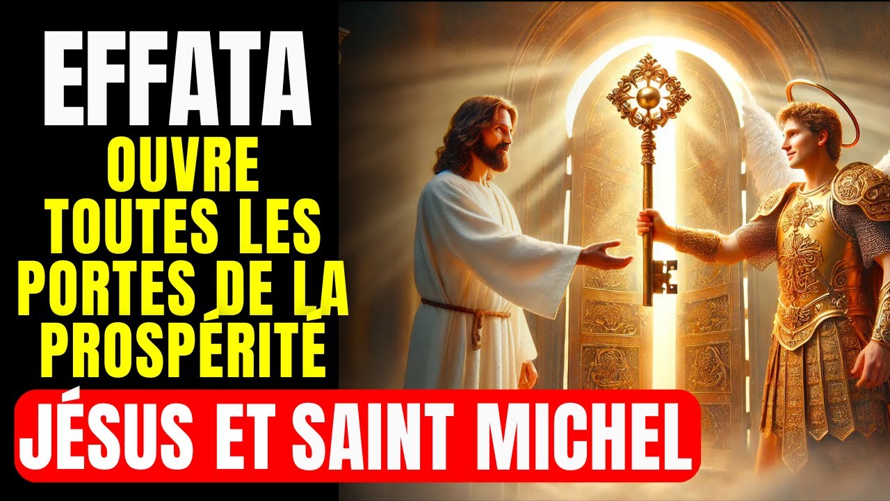 EFFATA | PRIÈRE PUISSANTE À JÉSUS ET SAINT MICHEL I Ouvre toutes les portes de la prospérité