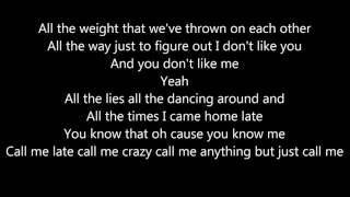 OneRepublic  - The less I know (lyrics)