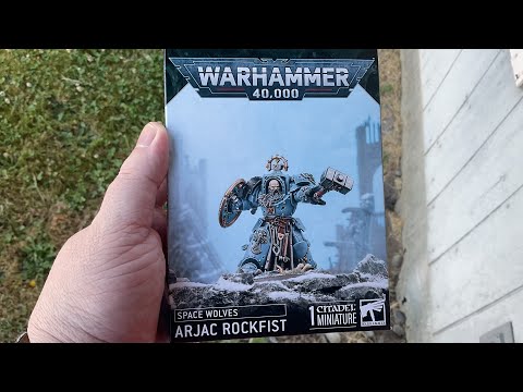 Warhammer 40k Space Wolves Arjac Rockfist Review