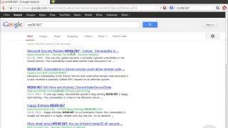 Ethical Hacking Tutorials 43  Searching Vulnerabilites