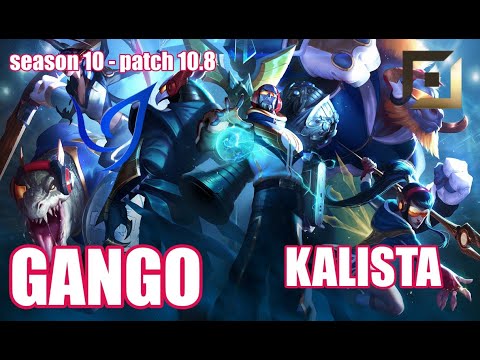 【韓国サーバー/チャレンジャー】CGA GANGO カリスタ(Kalista) VS IG PUFF ヴァルス(Varus) BOT - Patch10.8 KR Ranked【LoL】