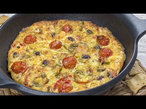 FRITTATA de Verduras o "TORTILLA" fácil al Horno